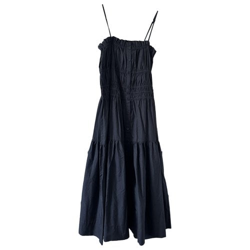Pre-owned Rabens Saloner Maxi Dress In Navy