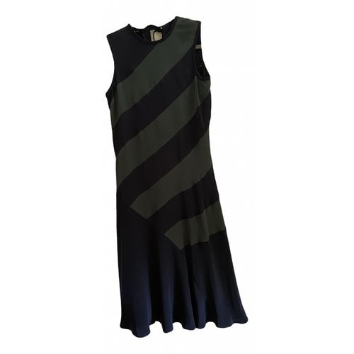 Pre-owned Rochas Silk Mid-length Dress In Multicolour