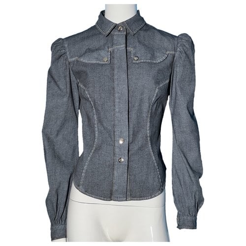 Pre-owned Vivienne Westwood Anglomania Blouse In Blue