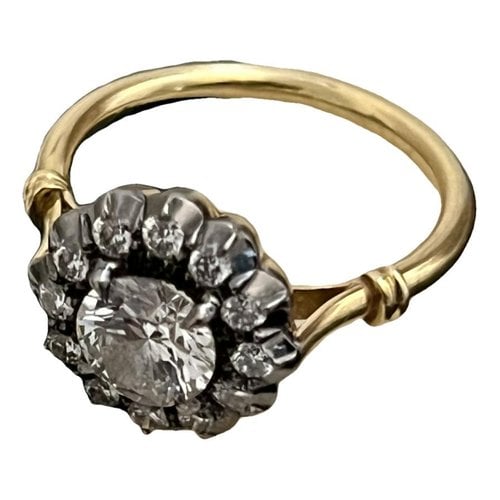 Pre-owned Jessica Mccormack Yellow Gold Ring