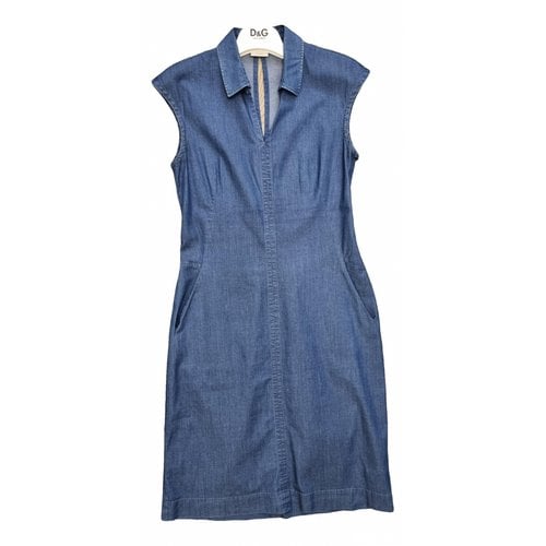 Pre-owned Caliban Mid-length Dress In Blue