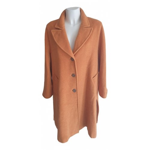 Pre-owned Marella Wool Coat In Orange