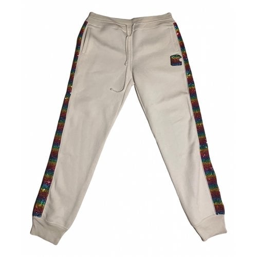 Pre-owned Marc Jacobs Trousers In White