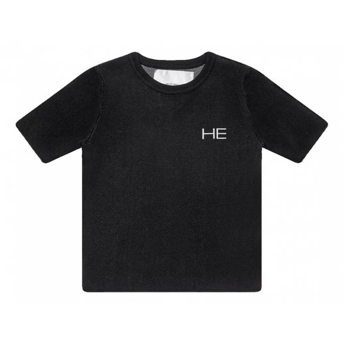 Pre-owned Heliot Emil Jersey Top In Black