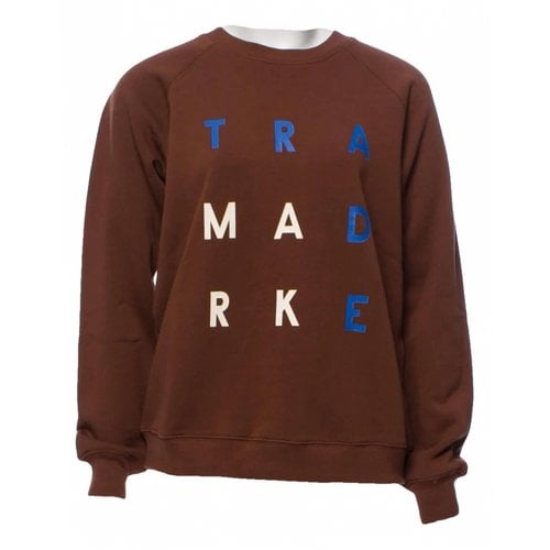 Pre-owned Trademark Top In Brown