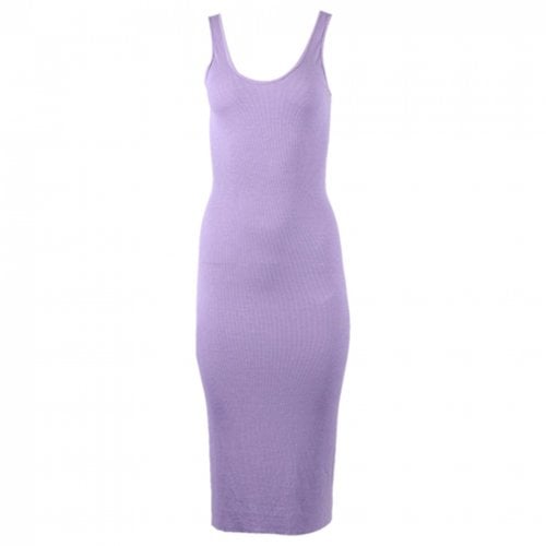 Pre-owned Enza Costa Mid-length Dress In Purple