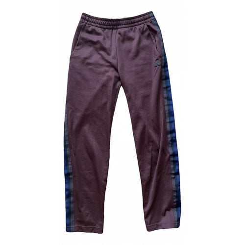 Pre-owned Acne Studios Trousers In Brown