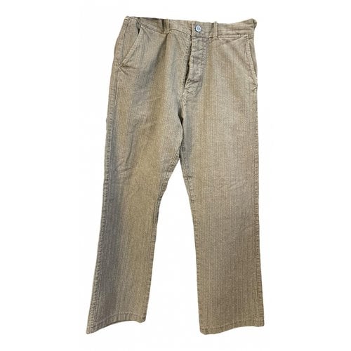 Pre-owned Hartford Trousers In Grey