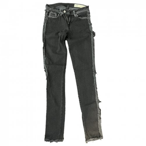 Pre-owned Diesel Slim Jeans In Black