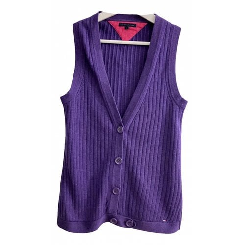 Pre-owned Tommy Hilfiger Knitwear In Purple