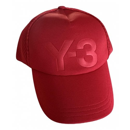 Pre-owned Y-3 Hat In Red