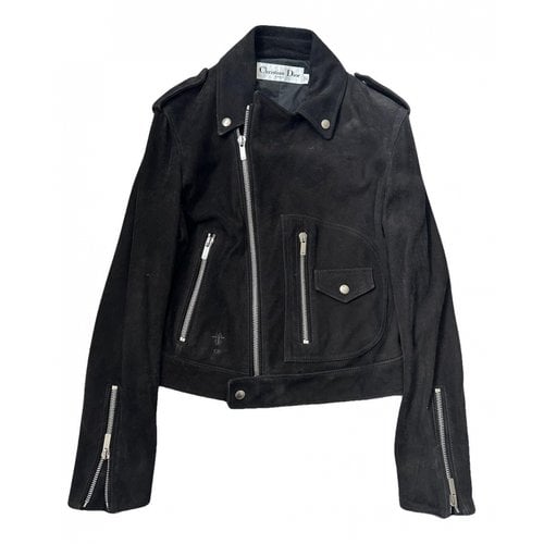Pre-owned Dior Biker Jacket In Black