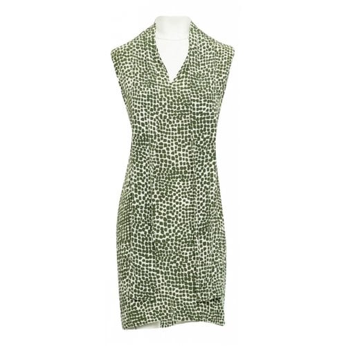 Pre-owned Stella Mccartney Silk Mid-length Dress In Green