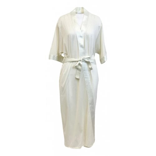 Pre-owned Hanro Mid-length Dress In White