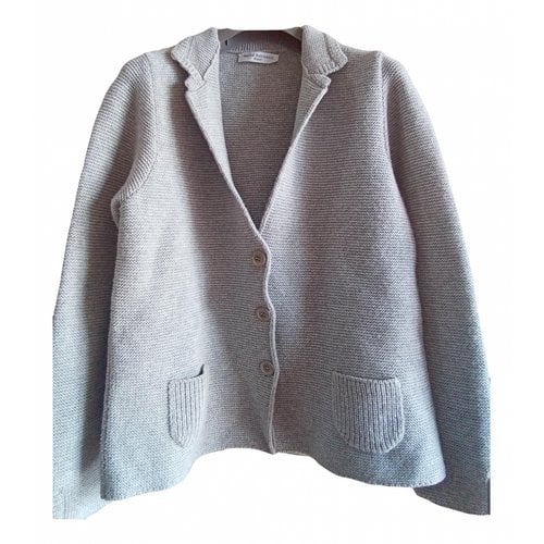 Pre-owned Amina Rubinacci Wool Short Vest In Grey