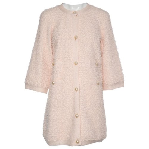 Pre-owned Chanel Cardigan In Pink