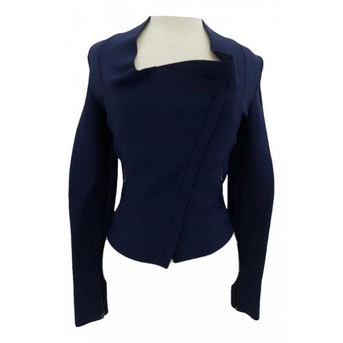 Pre-owned Roland Mouret Jacket In Navy
