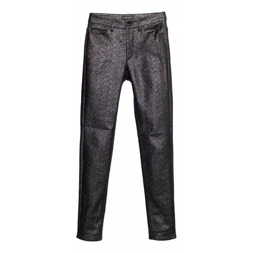 Pre-owned Isabel Marant Trousers In Metallic