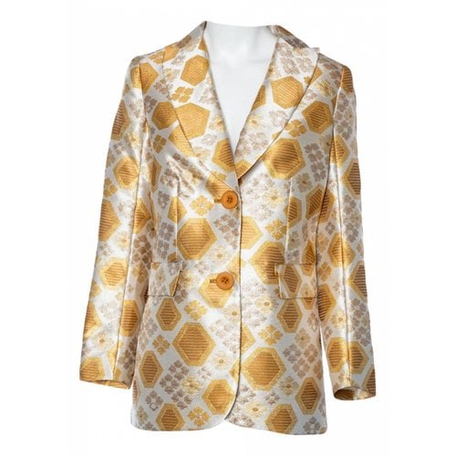 Pre-owned Manoush Jacket In Gold