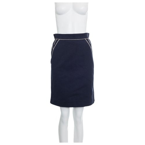 Pre-owned Louis Vuitton Mid-length Skirt In Navy
