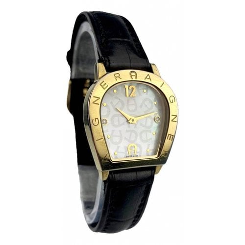 Pre-owned Aigner Watch In Gold