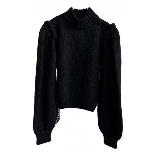 Pre-owned Hayley Menzies Wool Jumper In Black