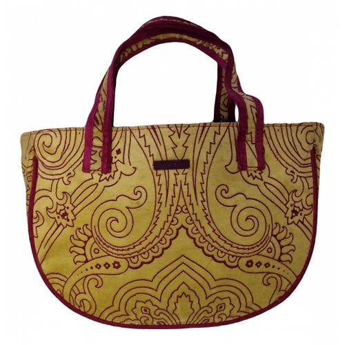 Pre-owned Etro Cloth Handbag In Gold