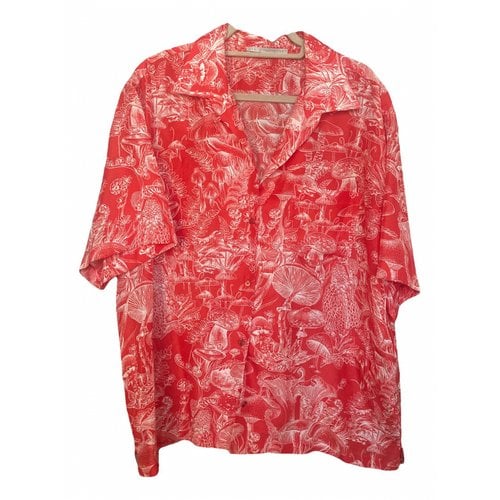 Pre-owned Stella Mccartney Silk Blouse In Red