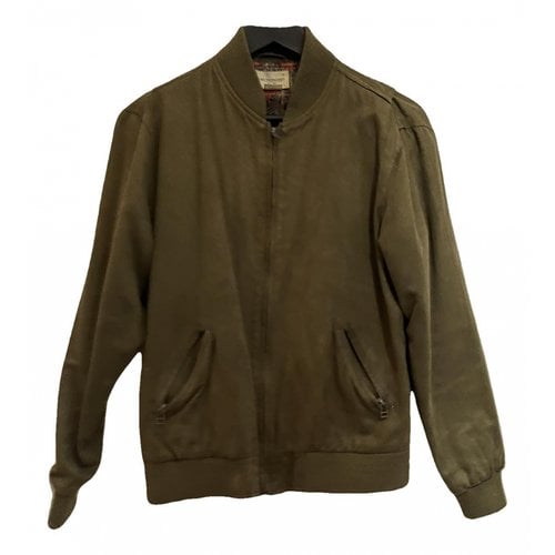 Pre-owned Obey Jacket In Khaki