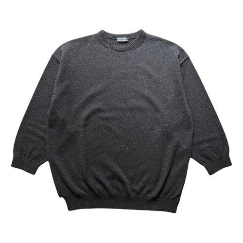 Pre-owned Balenciaga Cashmere Jumper In Anthracite