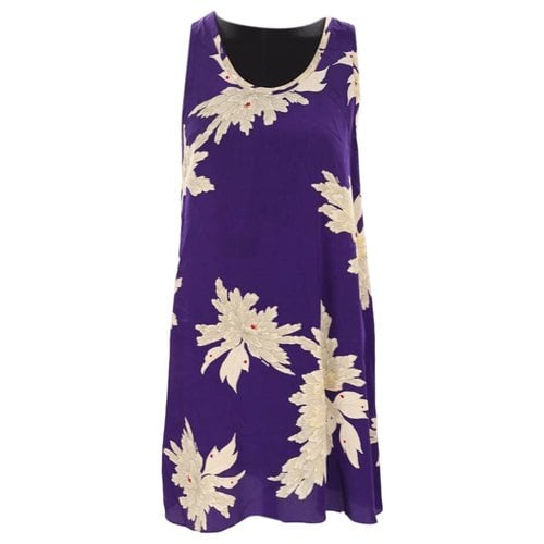 Pre-owned Zadig & Voltaire Silk Dress In Purple