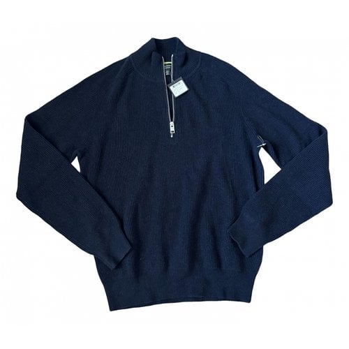 Pre-owned Club Monaco Cashmere Pull In Blue