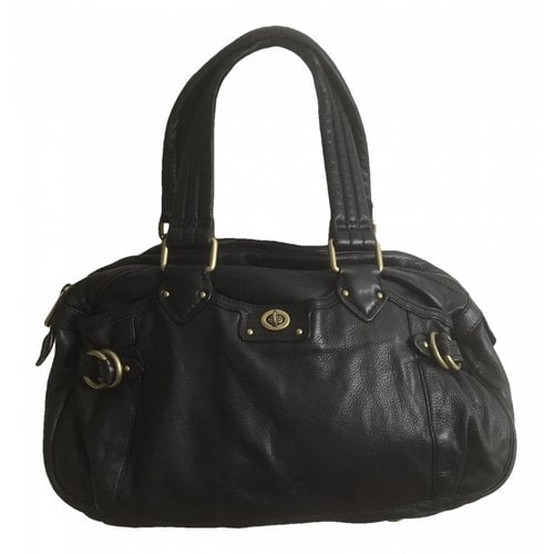 Pre-owned Marc By Marc Jacobs Leather Tote In Black