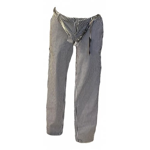 Pre-owned Scotch & Soda Straight Pants In White
