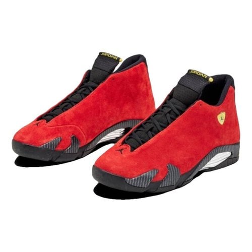 Pre-owned Jordan Low Trainers In Red