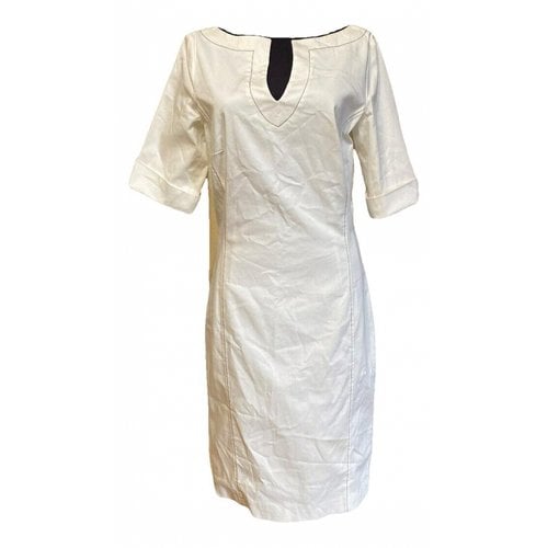 Pre-owned Thomas Rath Mid-length Dress In White