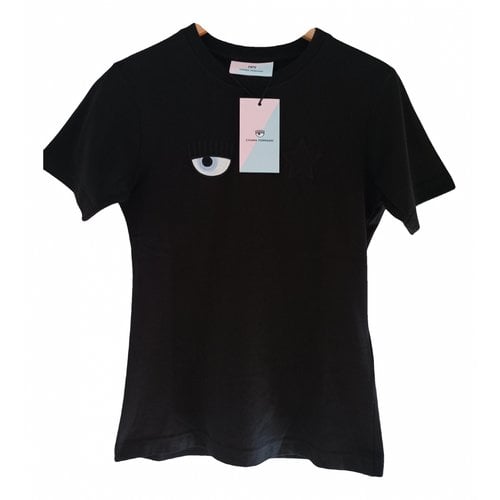 Pre-owned Chiara Ferragni T-shirt In Black