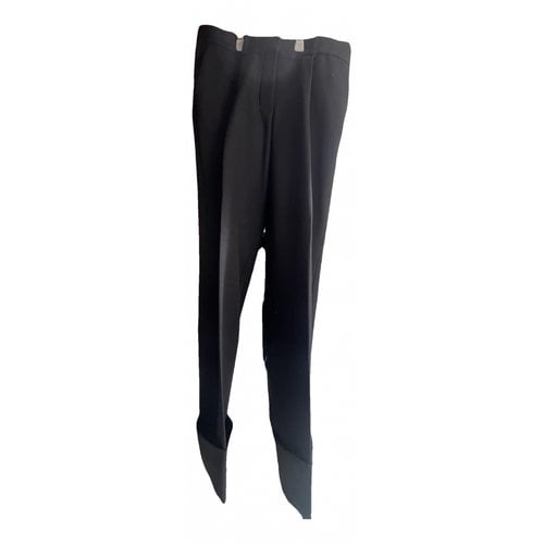 Pre-owned Chloé Carot Pants In Black