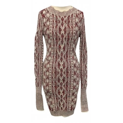 Pre-owned Isabel Marant Wool Mini Dress In Red
