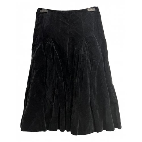 Pre-owned Celine Mid-length Skirt In Navy