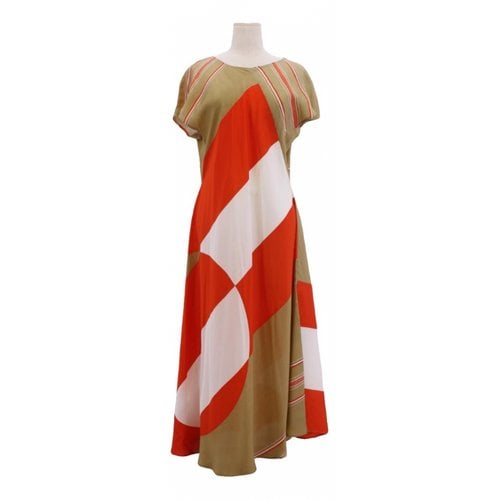 Pre-owned Warm Silk Dress In Multicolour