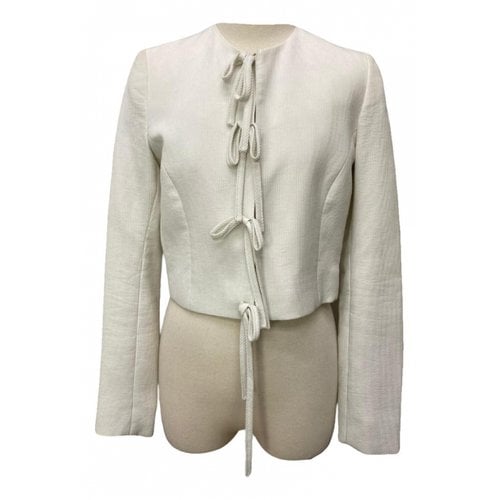 Pre-owned Moschino Cheap And Chic Jacket In Ecru