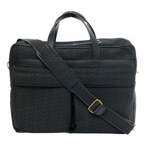 Pre-owned Zilli Cloth Travel Bag In Black