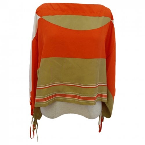 Pre-owned Warm Silk Top In Multicolour