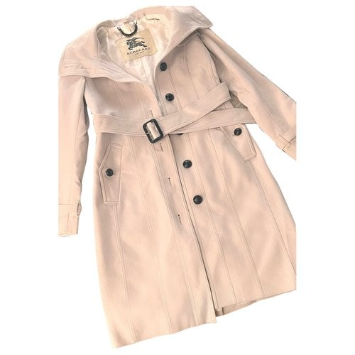 Pre-owned Burberry Wool Trench Coat In Other
