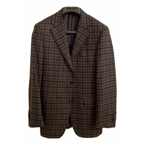 Pre-owned Canali Wool Jacket In Multicolour