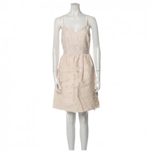 Pre-owned Ted Baker Lace Mini Dress In Pink