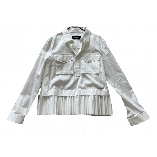 Pre-owned Dsquared2 Blouse In White