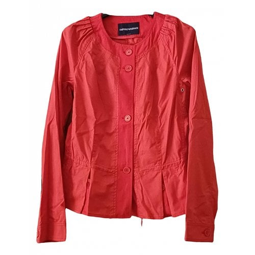 Pre-owned Emporio Armani Short Vest In Red