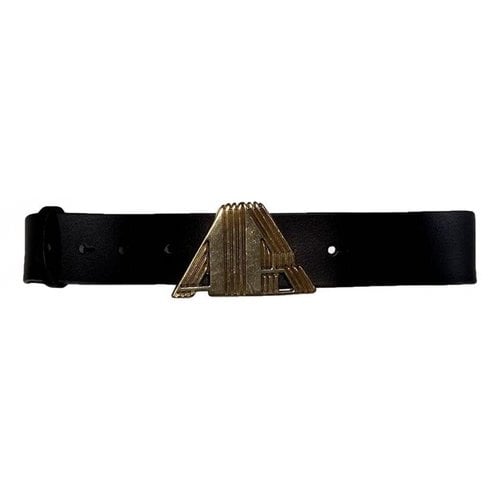 Pre-owned Aniye By Leather Belt In Black